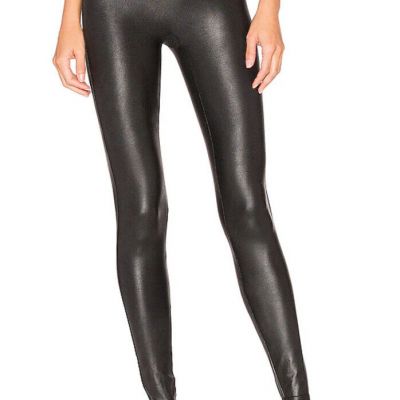 NWT SPANX Faux Leather Leggings Women's Size Large Black